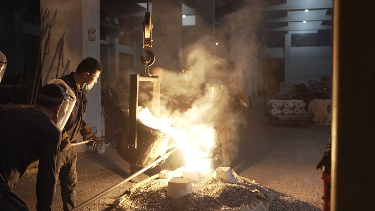 Hot-work scene